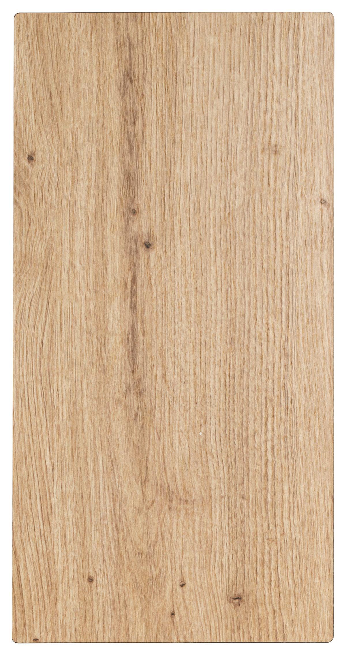 Skřiňka na klíče černá/dekor dub - černá/barvy dubu, Basics, kov (20/40/4cm)