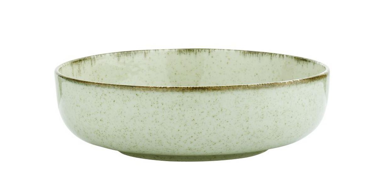 Müslischale Porzellan Grün Sonora DxH: ca. 15x4,7 cm - Grün, MODERN, Keramik (15/4,7cm) - James Wood