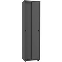 Aktenschrank Ulas Anthrazit Dekor B: 49 cm - Anthrazit, Design, Holzwerkstoff (49/168/38cm) - MID.YOU