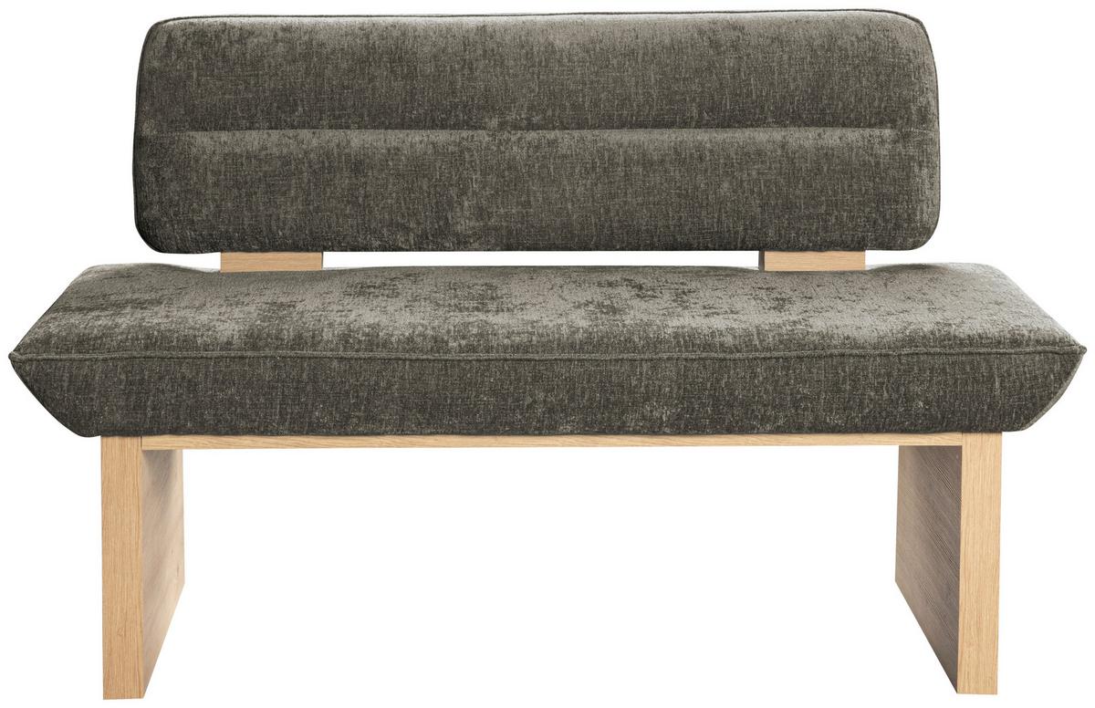 Sitzbank Beluna Ii - Eichefarben/Beige, KONVENTIONELL, Holzwerkstoff/Textil (120/87/67cm) - James Wood