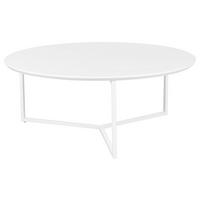 Konferenčný stolík biely - biela, Design, kov/kompozitné drevo (80/80/33cm) - MID.YOU