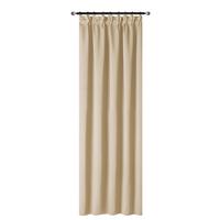HOTOVÝ ZÁVES BLACKOUT - piesková, Basics, textil (135/245cm)
