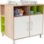 Komód Box - tölgy színű/fehér, modern, faanyagok (99/90/67cm)