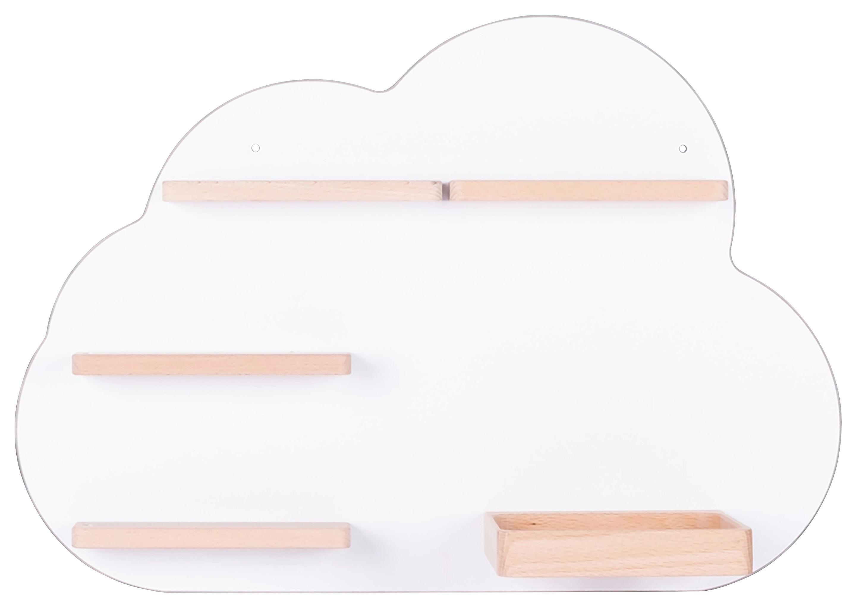 Kinderregal Boarti Weiß B: 48 cm - Weiß, MODERN, Holzwerkstoff (48/35/19cm) - MID.YOU