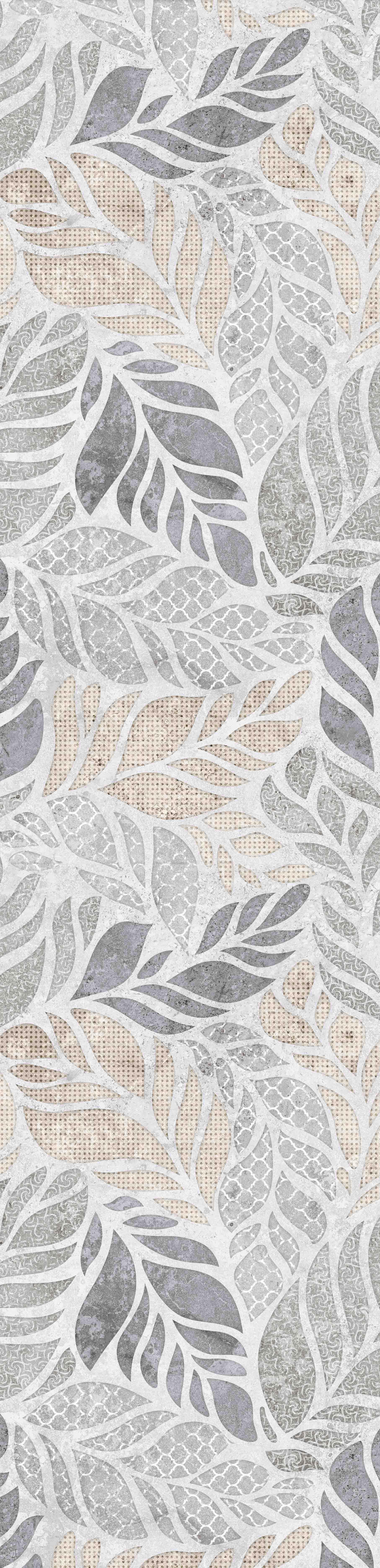 Flächenvorhang Lisio - Grau, Natur, Textil (60/260cm)