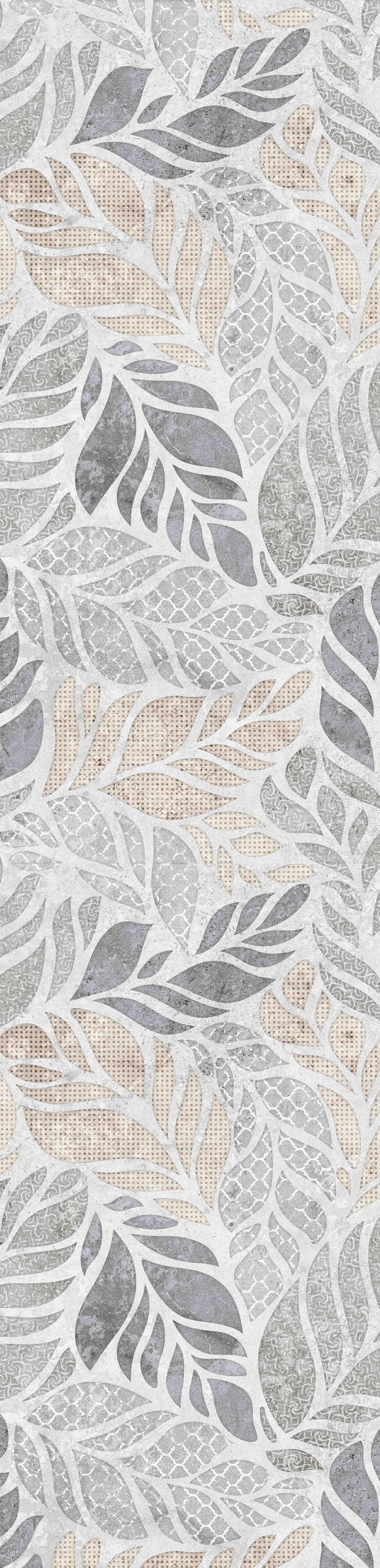 Flächenvorhang Lisio - Grau, Natur, Textil (60/260cm)