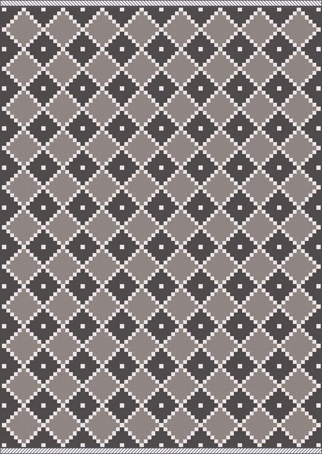 KOBEREC TKANÝ NA PLOCHO Phoenix 3, 160/230cm - šedá/antracitová, Moderní, textil (160/230cm) - Modern Living