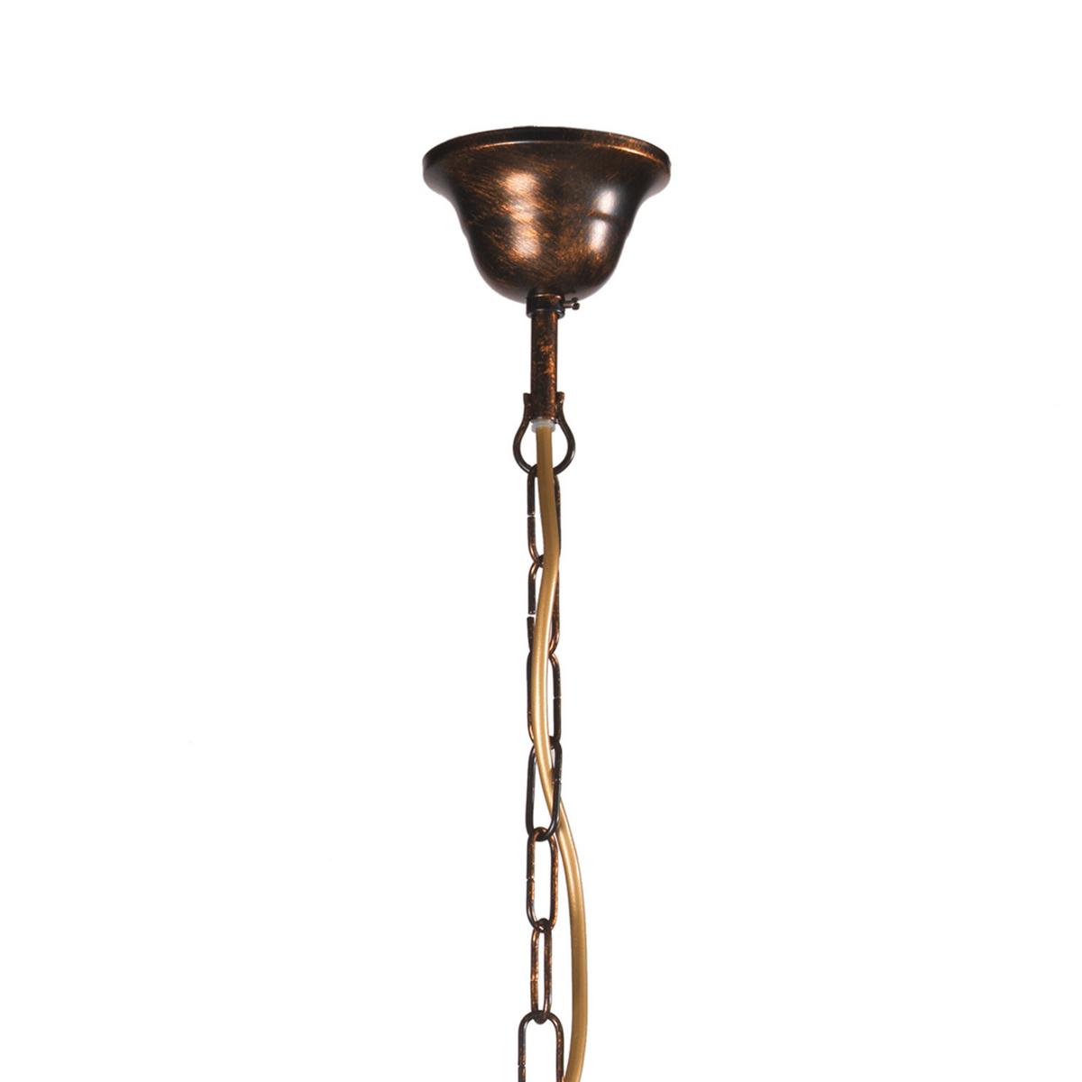 Kronleuchter Collana Bronzefarben L: 70 cm - Bronzefarben, Basics, Metall (70/70/110cm)