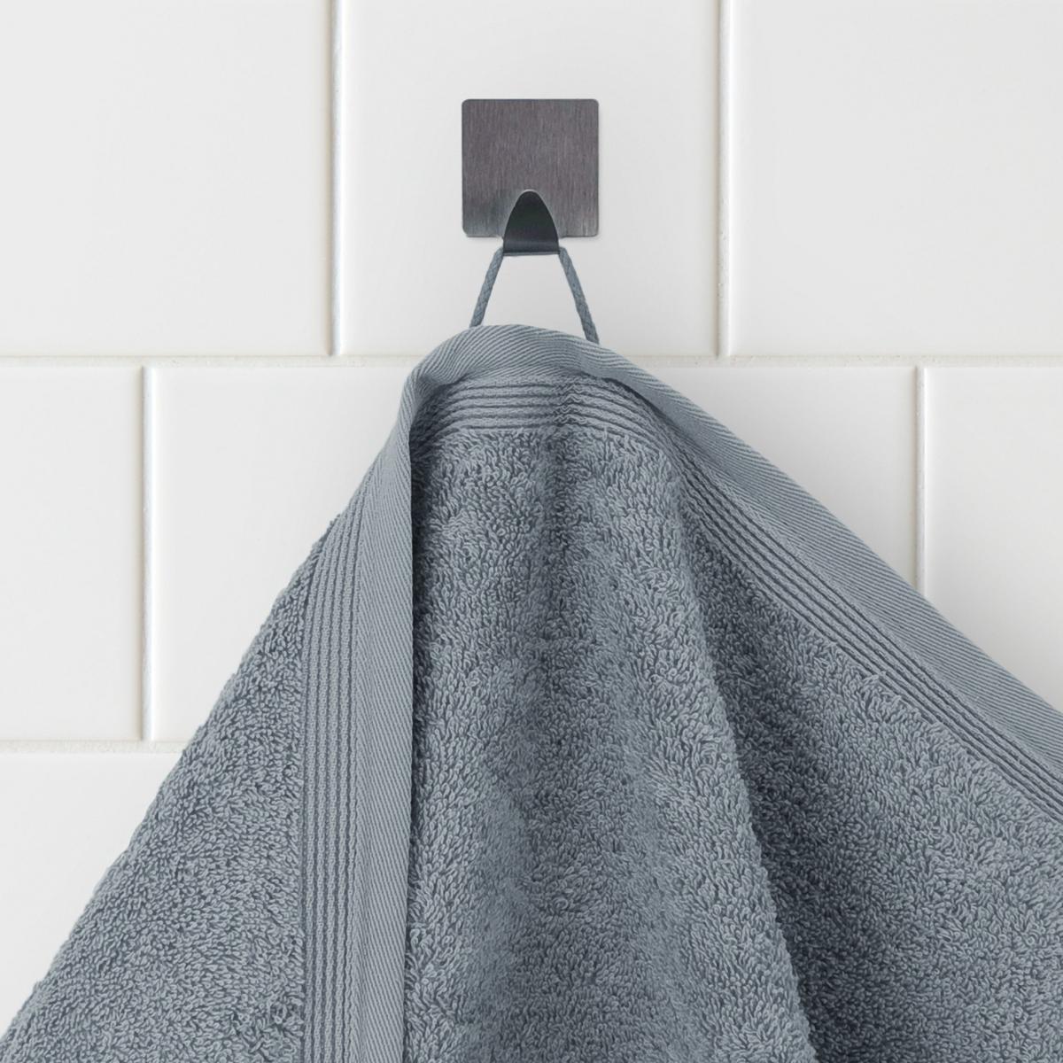 Gästehandtuch Superwuschel Baumwolle 550g/m Grau 50x100 - Grau, Basics, Textil (50/100cm) - Moeve