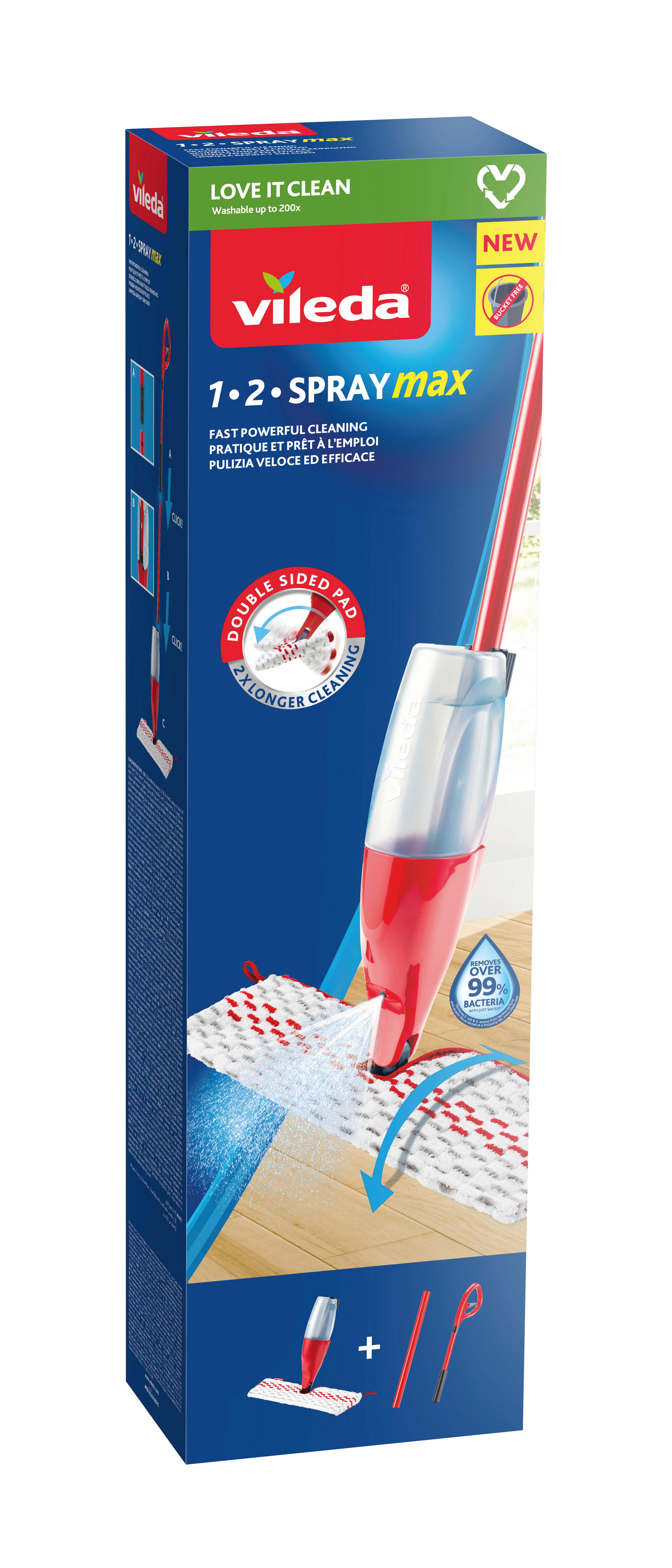 Bodenwischer Vileda 1,2 Spray Max - Basics (40/17/26,5cm) - Vileda