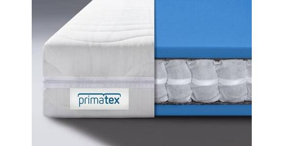 Taschenfederkernmatraze Primatex Physio 90x200cm H3+h4 - Weiß, LIFESTYLE, Textil (90/200cm) - Primatex