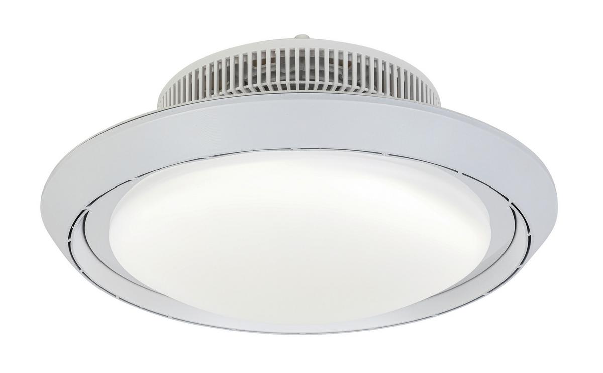 STROPNÍ VENTILÁTOR KURTO - bílá/barvy chromu, Moderní, plast (43/20cm) - Mömax