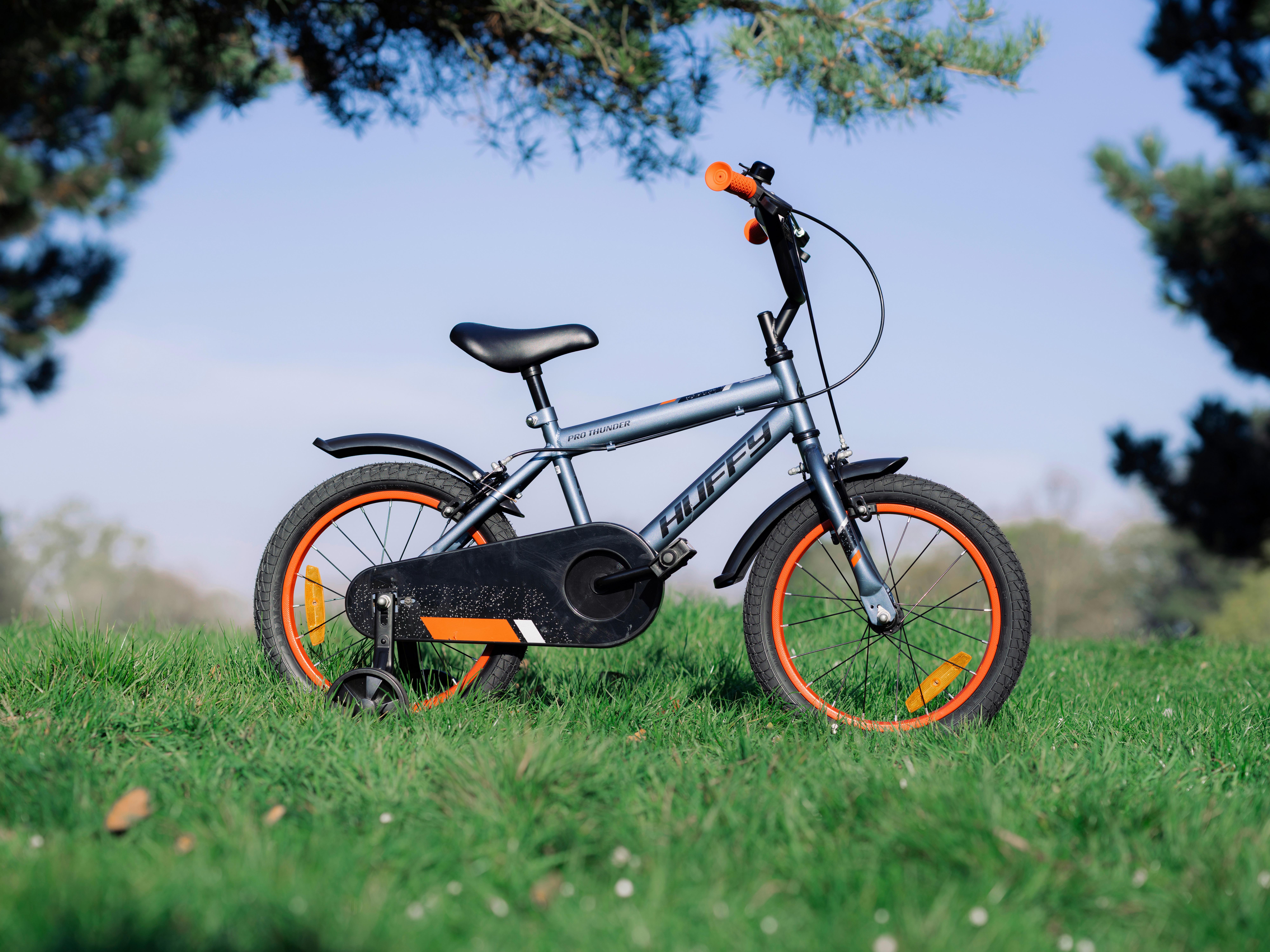 Kinderfahrrad Pro Thunder Grau, 16 Zoll - Grau, Basics, Metall (56/83.5/108.5cm)