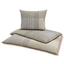 Bettwäsche Adelheid - Taupe/Blau, KONVENTIONELL, Textil - Ombra