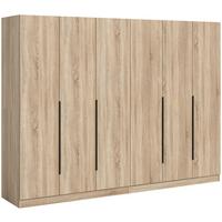 Drehtürenschrank Kopenhagen Sonoma Eiche B: 240 Cm - Sonoma Eiche, MODERN, Holzwerkstoff (240/181/52cm) - MID.YOU
