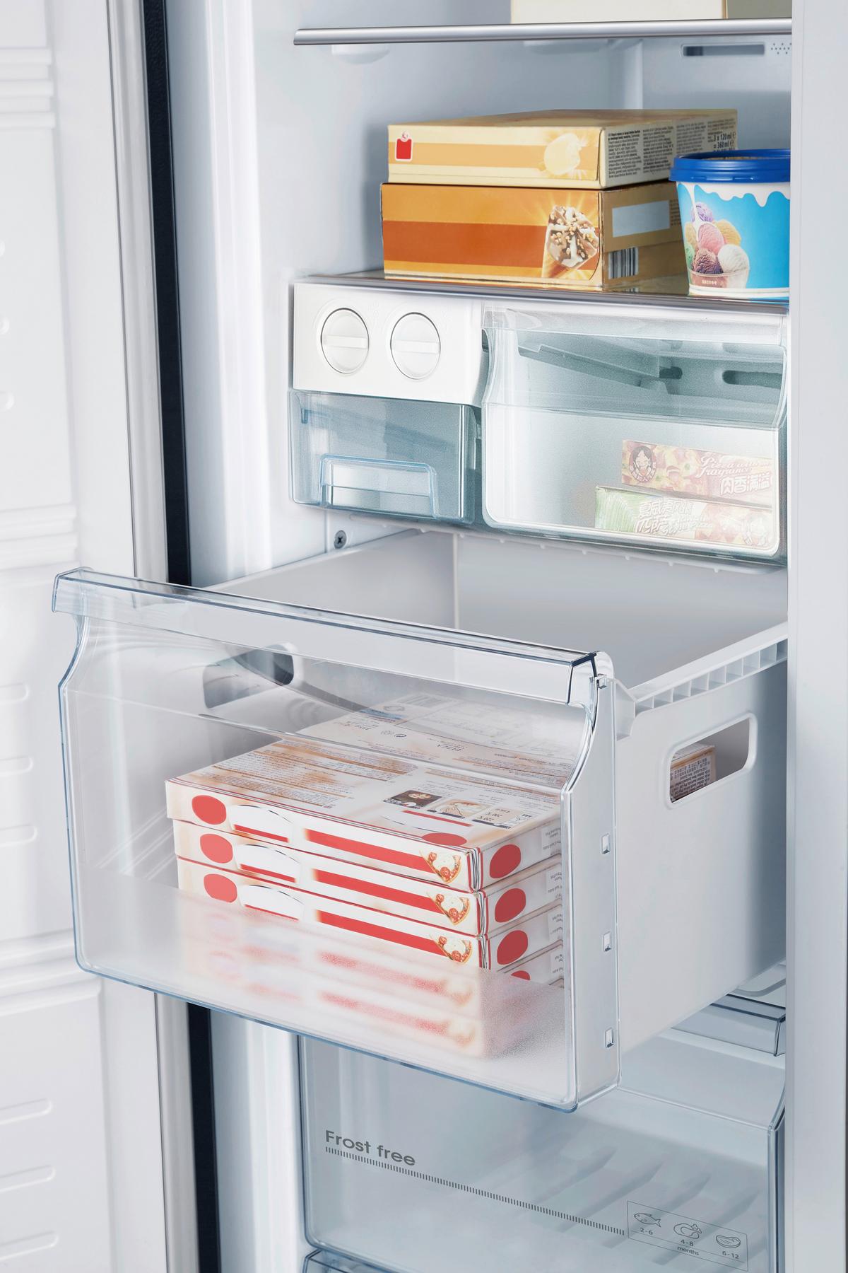 Gefrierschrank Fv354n4bie - Weiß, MODERN, Kunststoff/Metall (59,5/185,5/65,1cm) - Hisense