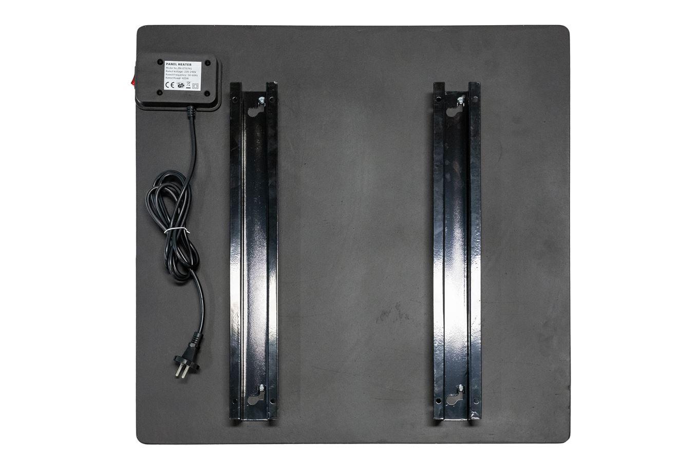Infrarot Heizung 550 W Weiß 60x80 Cm - Schwarz, Basics, Kunststoff (60/80/1,8cm)