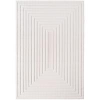 Flachwebteppich, Creme Doha - Creme, Design, Textil (240/340cm)