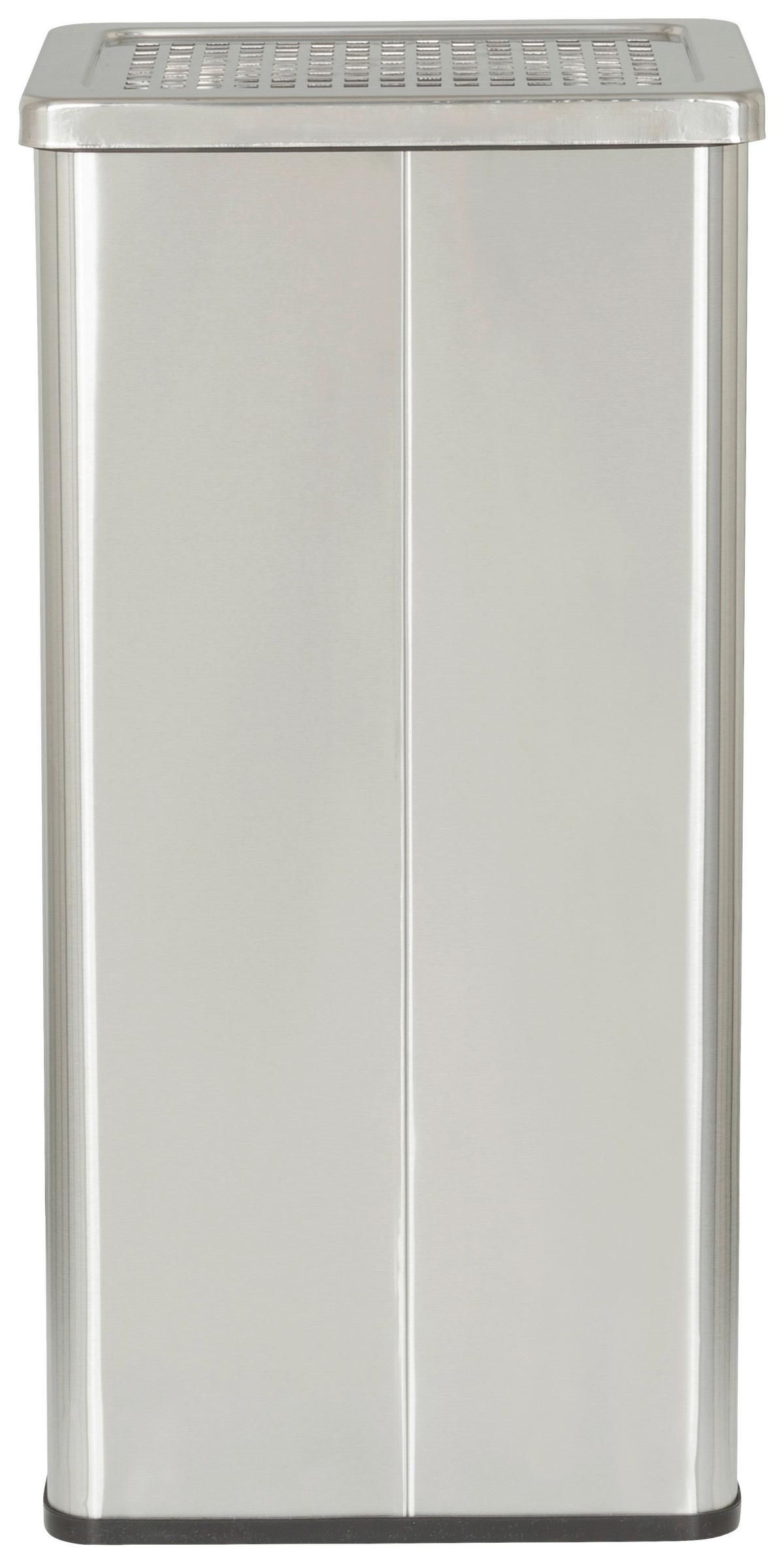 Aschenbecher Clean I Silberfarben - Silberfarben, MODERN, Metall (29/61/23cm) - MID.YOU