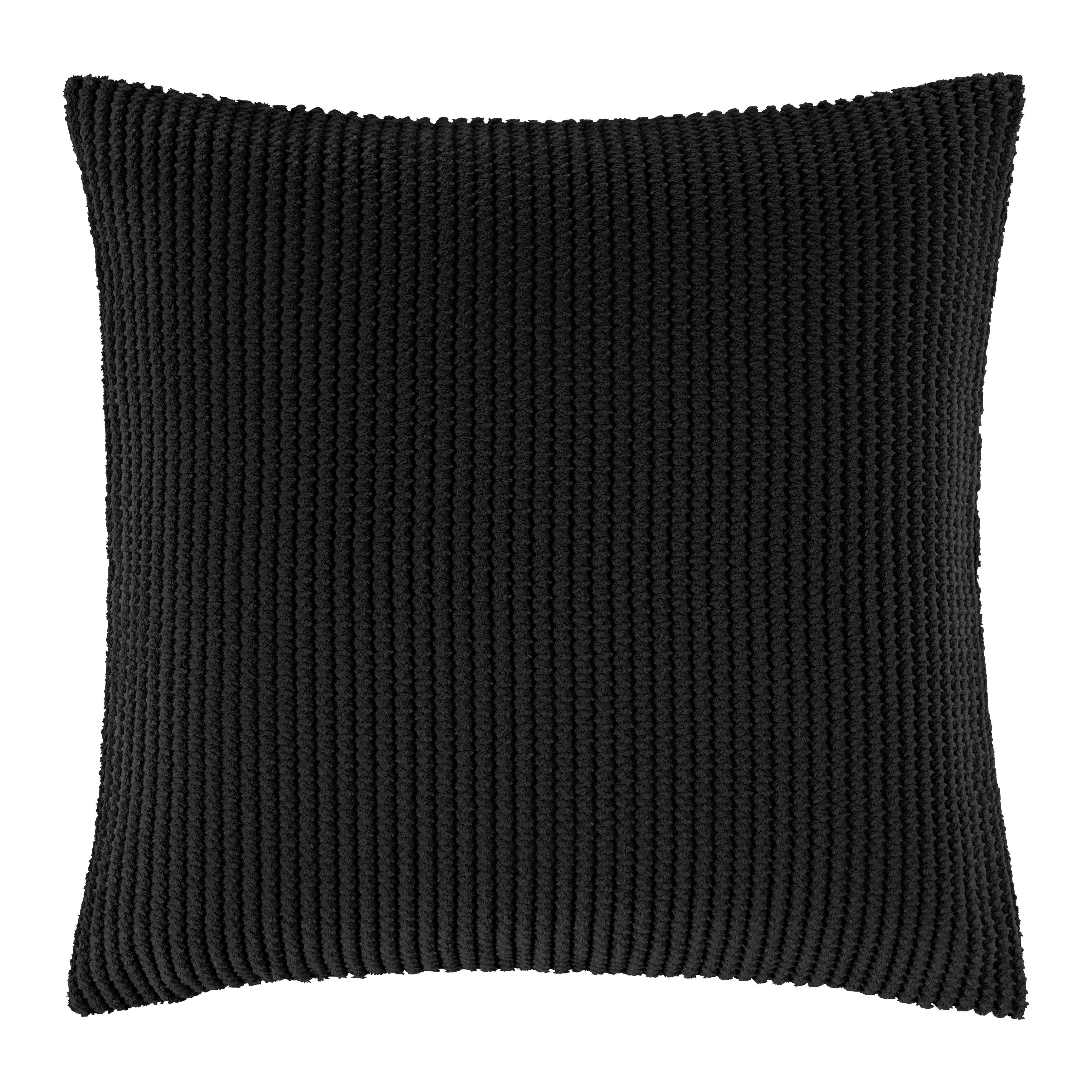 POŤAH NA VANKÚŠ MAXIMA - čierna, Konventionell, textil (50/50cm) - Mömax