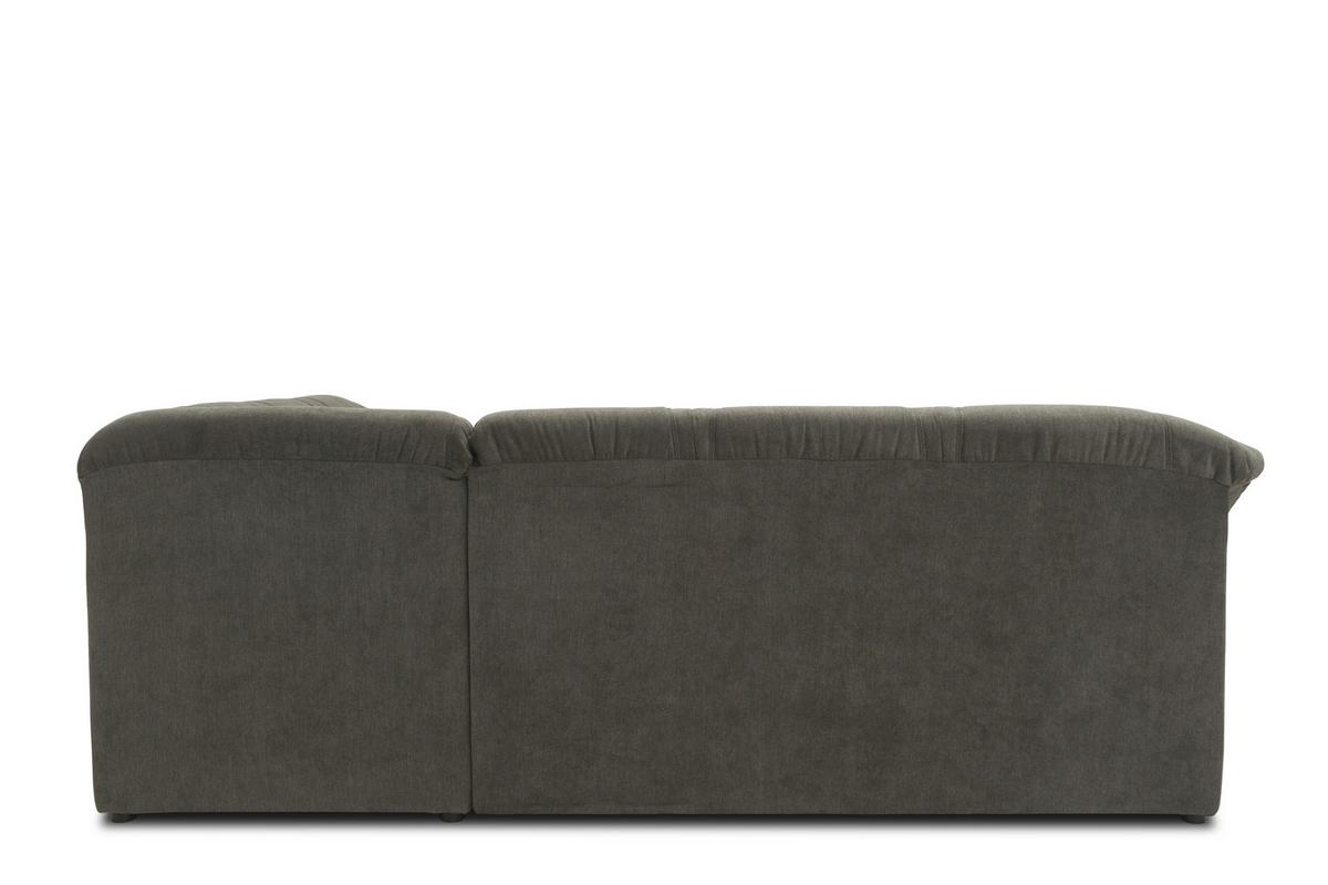 Ecksofa Sarafina Greige S: 240x190 Cm - Greige/Schwarz, KONVENTIONELL, Textil (240/190cm) - MID.YOU