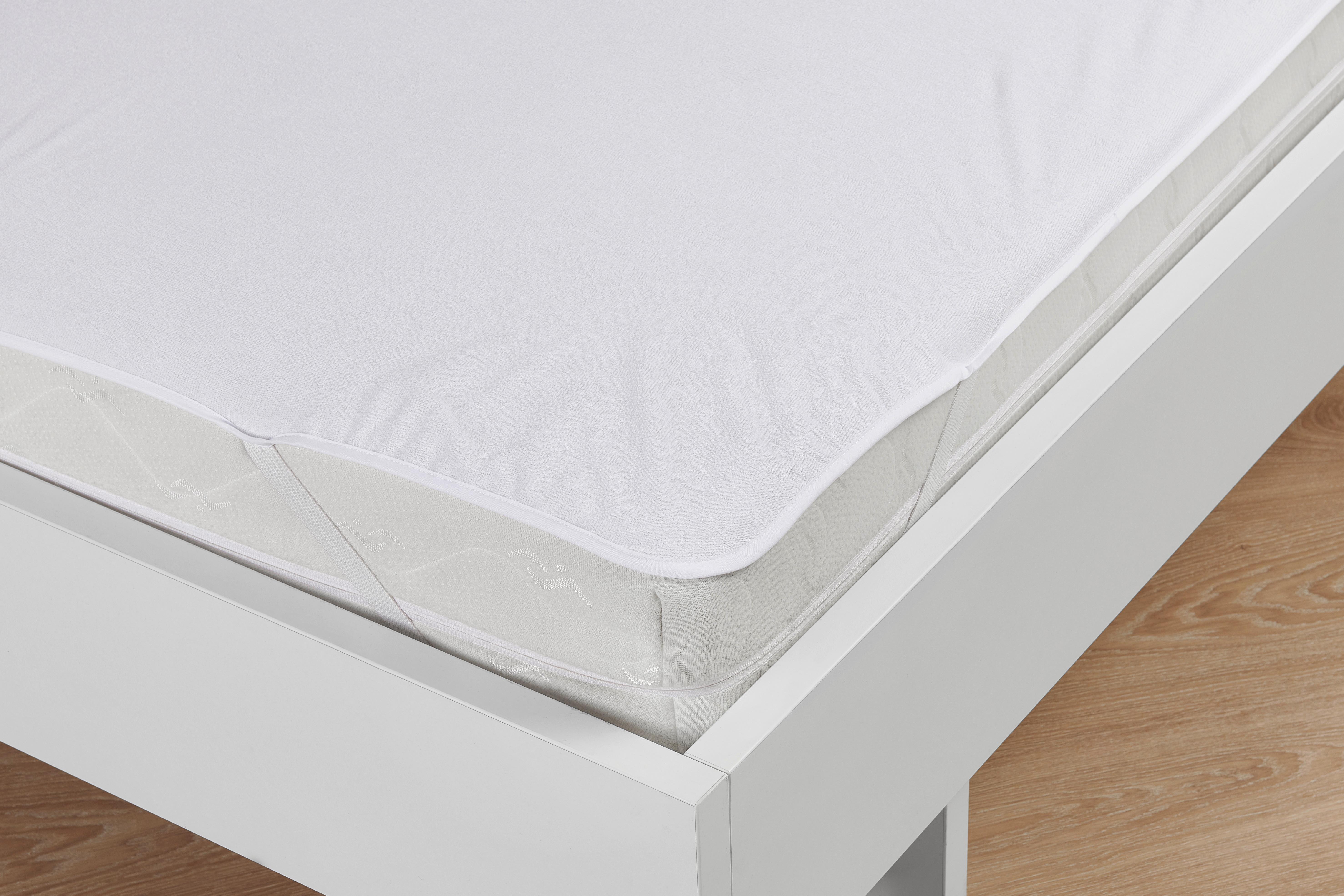 Matratzenschoner Frida - Weiß, KONVENTIONELL, Textil (90/200cm) - Primatex