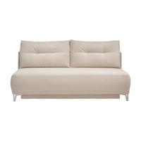 Schlafsofa Ari Beige Cord, B: 198 Cm - Chromfarben/Beige, MODERN, Textil (198/90/100cm) - Livetastic