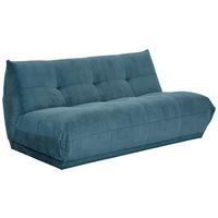 Modul Sofa Giselle 4er Sofa B: 180 cm Cord Petrol - Petrol, Trend, Textil (180/80/112cm) - Livetastic
