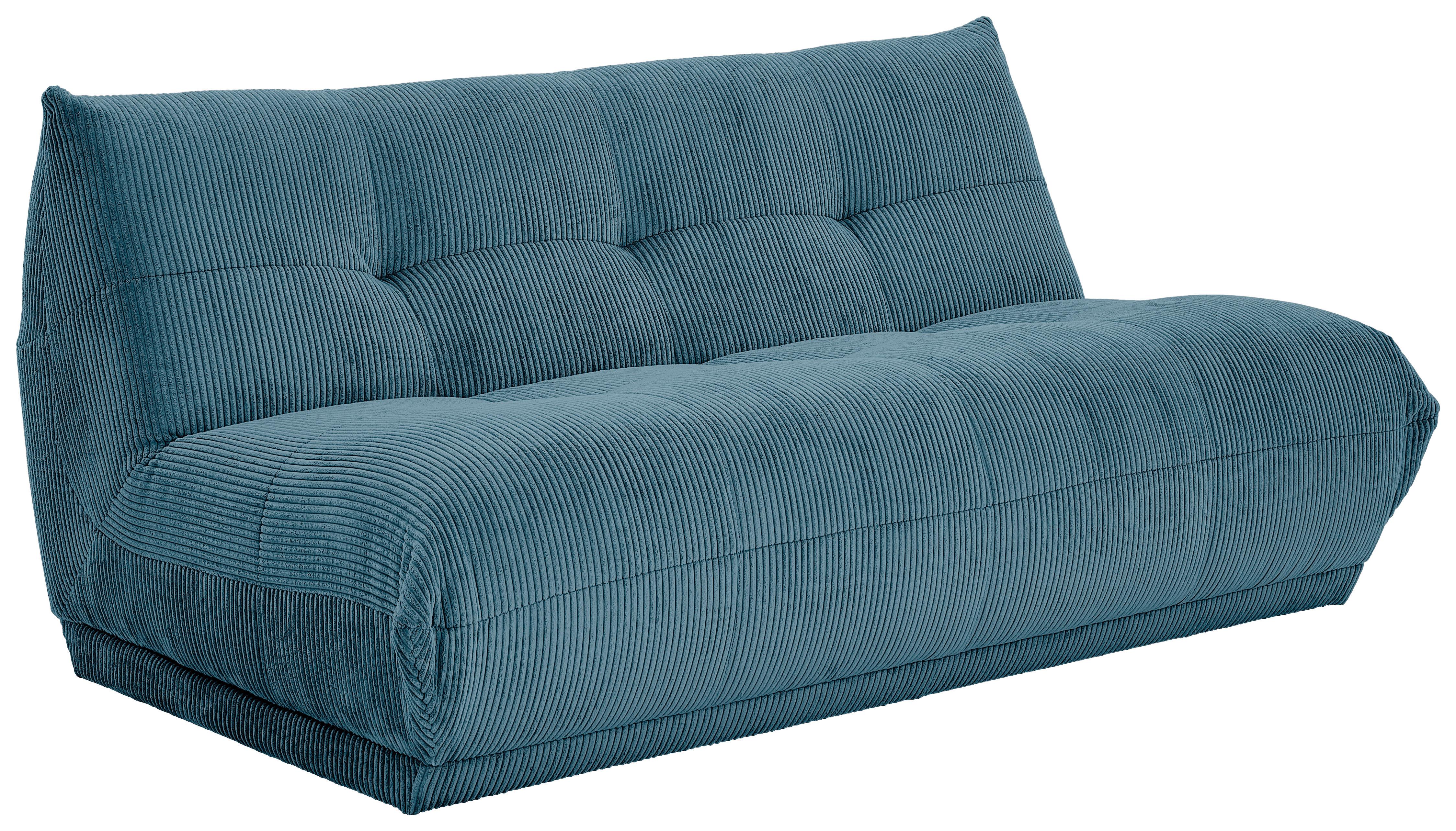 Modul Sofa Giselle 4er Sofa B: 180 Cm Cord Petrol
