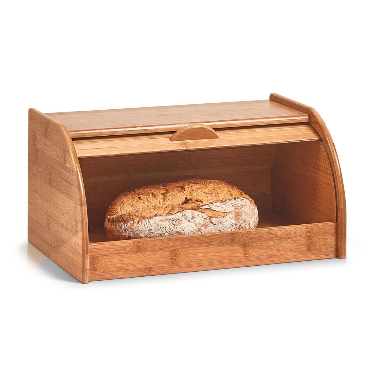 Brotkasten Naturfarben B: 40 cm - Naturfarben, Basics, Holz (40/26/20cm) - Zeller Present