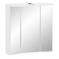 Skrinka so zrkadlom MX 180 - VERONA VR 22 - biela, Konventionell, kompozitné drevo (64cm)