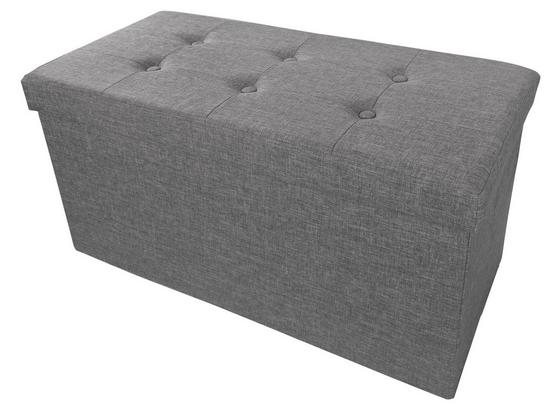 Ülőpad Franz 2 - Szürke, modern, Fa/Textil (70/38/38cm) Ülőpad Franz 2 - Szürke, modern, Fa/Textil (70/38/38cm)