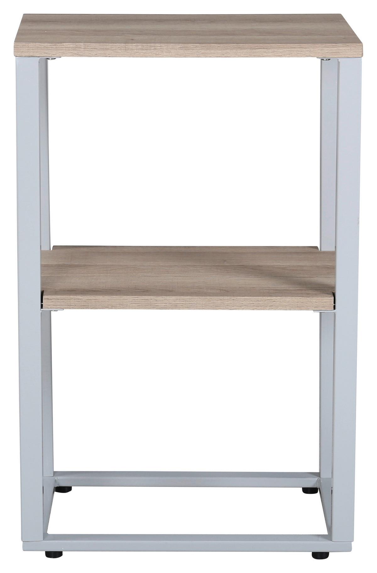 NACHTTISCH Rise Grau B: 30cm - Grau, Design, Holz/Metall (30/70/45cm) - Livetastic