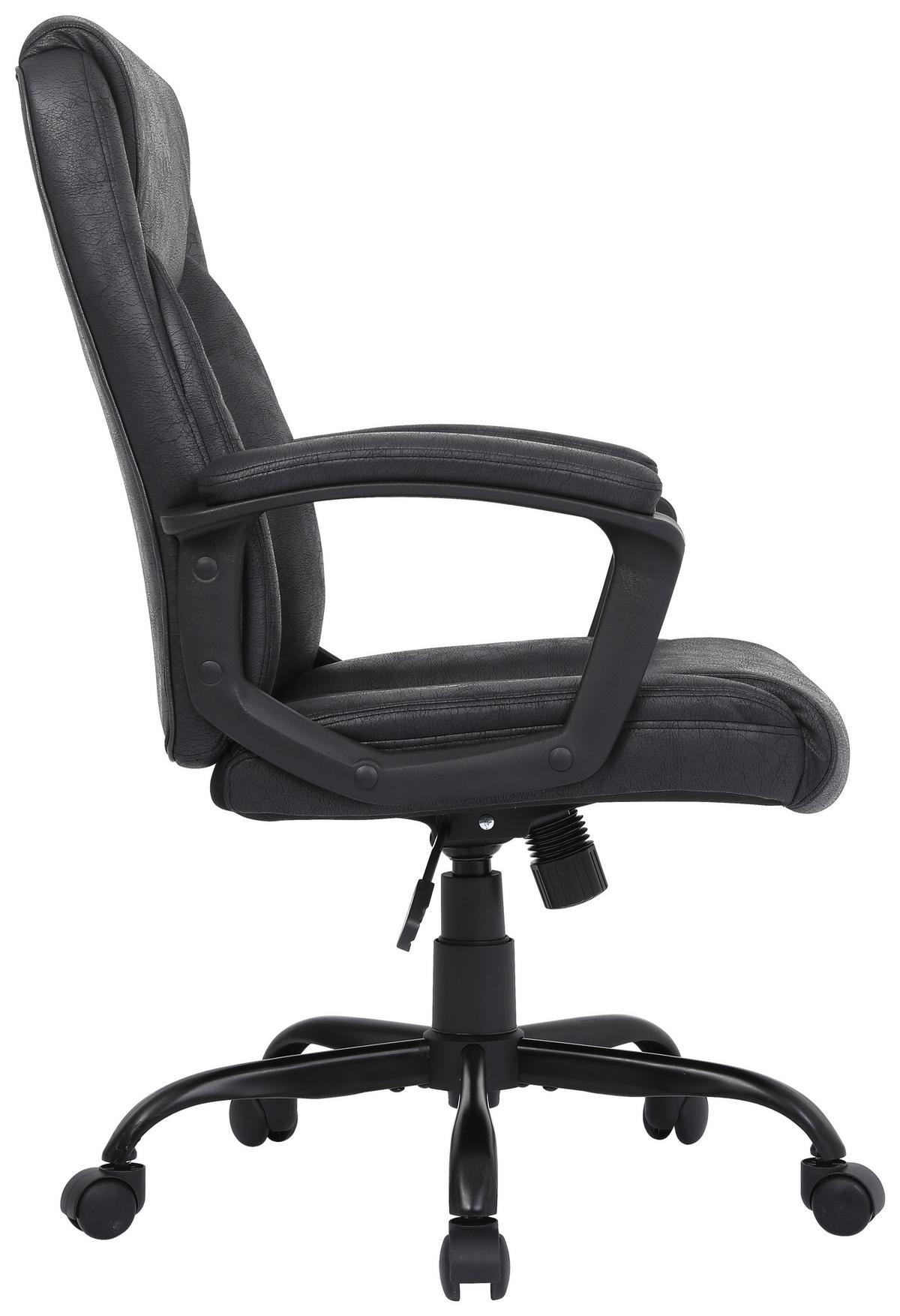 Chefsessel Paul - Schwarz, MODERN, Holz/Kunststoff (62/105/69cm)