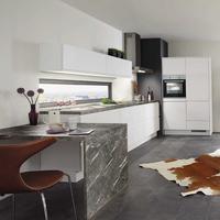 Einbauküche Weiß Hgl. Frei Planbar In Weiß Hgl - Weiß Hochglanz, MODERN, Holzwerkstoff - Vertico