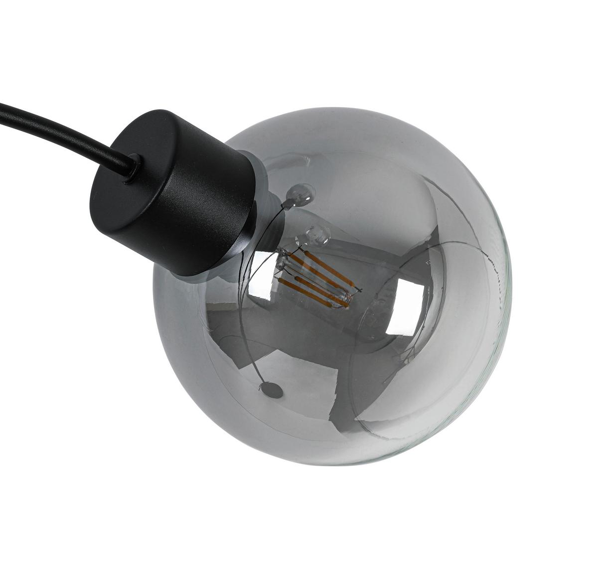 STOJACÍ LAMPA GITTI - černá, Moderní, kov/plast (63/160cm) - Mömax