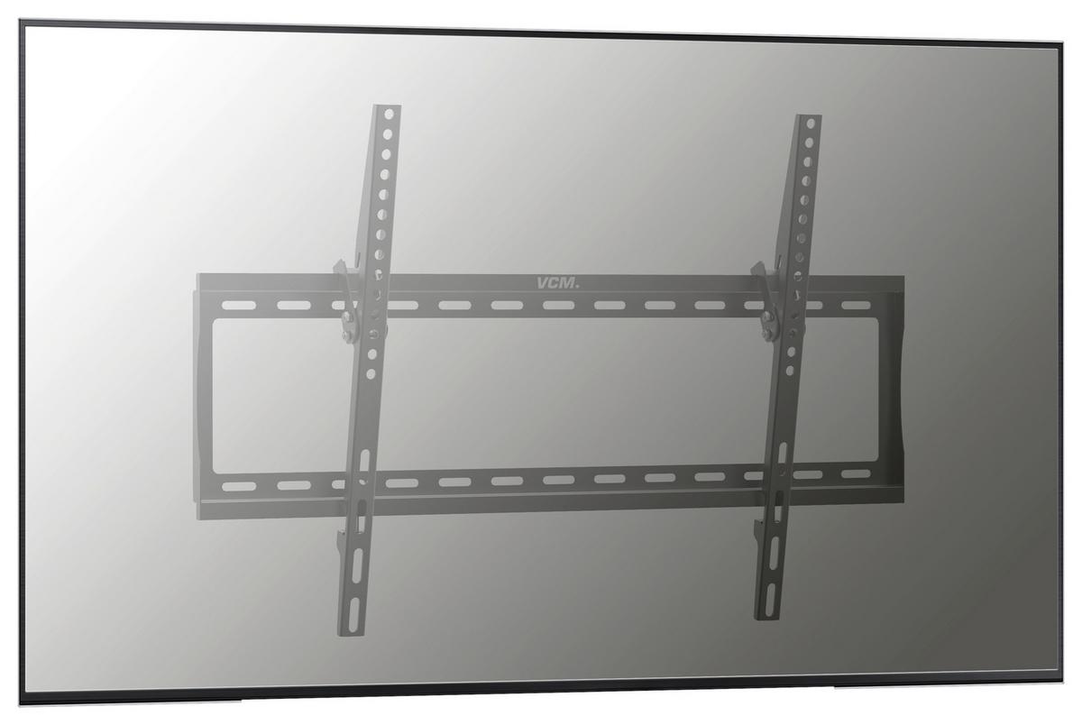 TV-Wandhalter B: 65 cm Schwarz - Schwarz, Basics, Metall (65/42/3cm) - MID.YOU