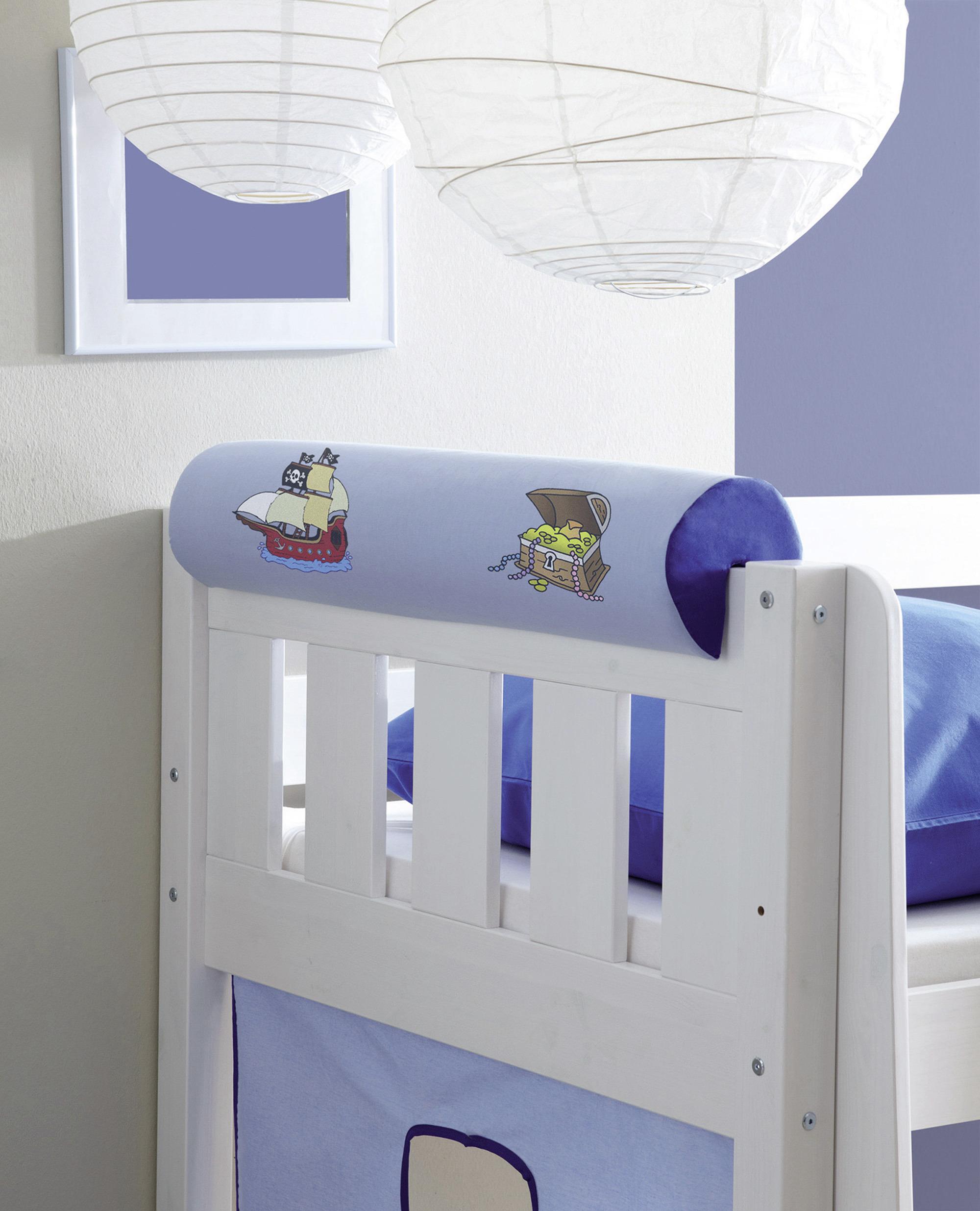 Kinder-nackenkissen Blau Piratenmotiv L: 79 Cm - Dunkelblau/Hellblau, KONVENTIONELL, Textil (16,5/79cm) - MID.YOU