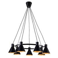 PENDELLEUCHTE 37-71170 MORE - Goldfarben/Schwarz, Design, Metall (78/78/100cm)