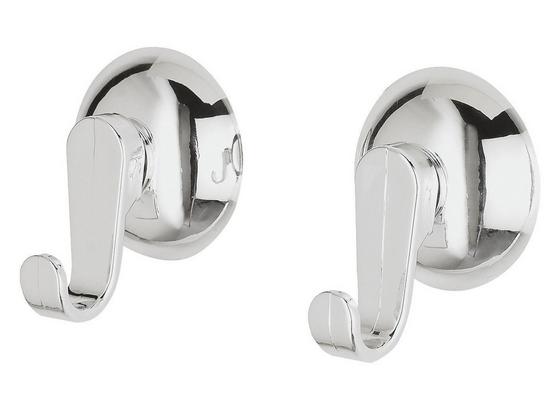 Wandhaken Sören - Chromfarben, MODERN, Metall (5,50/7/5,50cm) - Homezone Wandhaken Sören - Chromfarben, MODERN, Metall (5,50/7/5,50cm) - Homezone