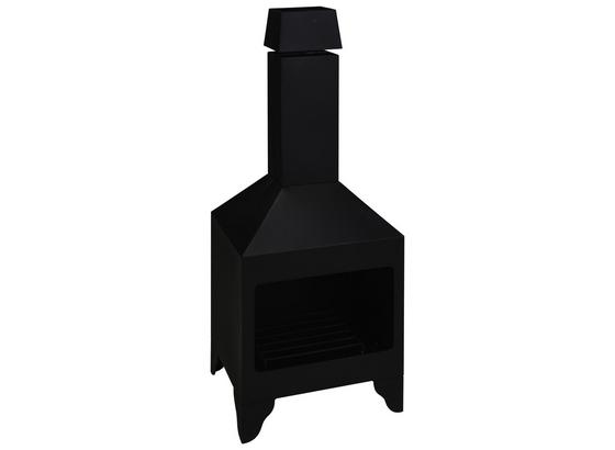 Garten- und Terrassenkamin Igor - Schwarz, MODERN, Metall (44/110/35cm) Garten- und Terrassenkamin Igor - Schwarz, MODERN, Metall (44/110/35cm)