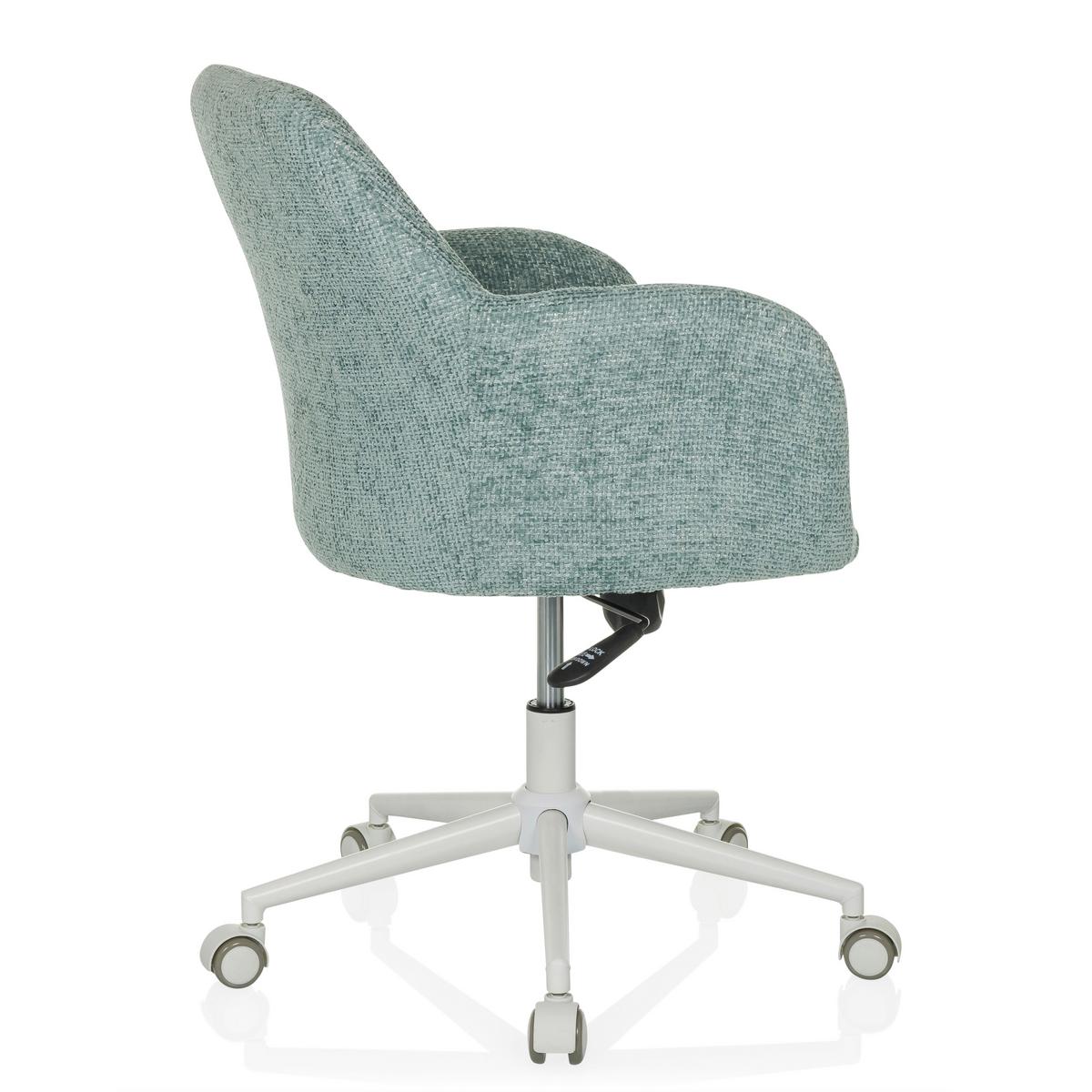 Drehstuhl Solao Home Mintgrau B: 58 cm - Mintgrau/Weiß, MODERN, Textil/Metall (58/78/60cm) - MID.YOU