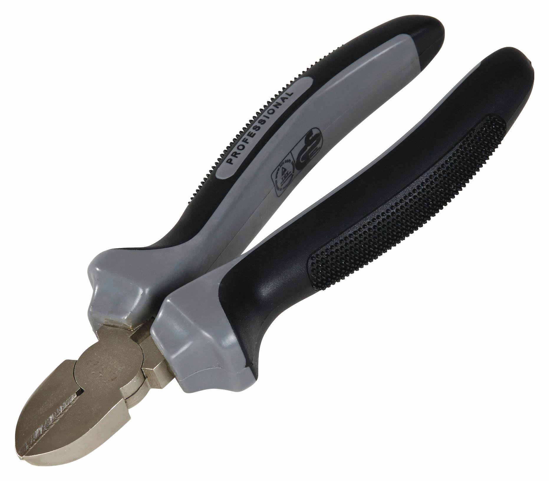 SEITENSCHNEIDER FAUSTO 16 CM - Silberfarben/Schwarz, KONVENTIONELL, Metall (16cm)