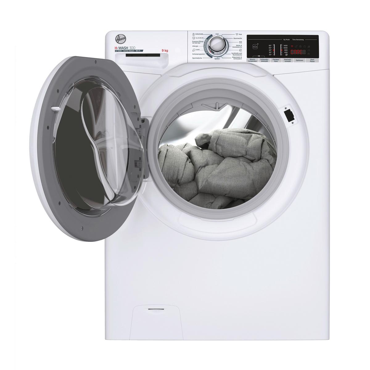 Waschmaschine Hoover H3wosq495ta4-84 9kg 1400 U/Min - Basics, Glas/Kunststoff (60/85/53,00cm) - Hoover