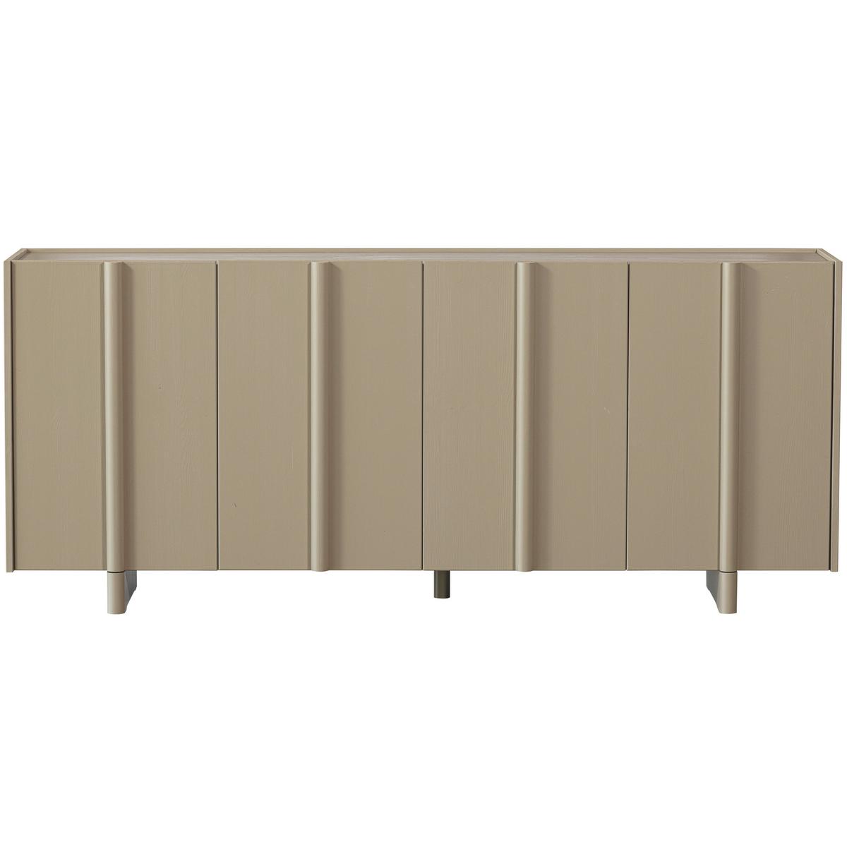 Sideboard Basu Schlammfarben B: 200 Cm - Schlammfarben, Design, Holz (200/85/46cm) - Livetastic