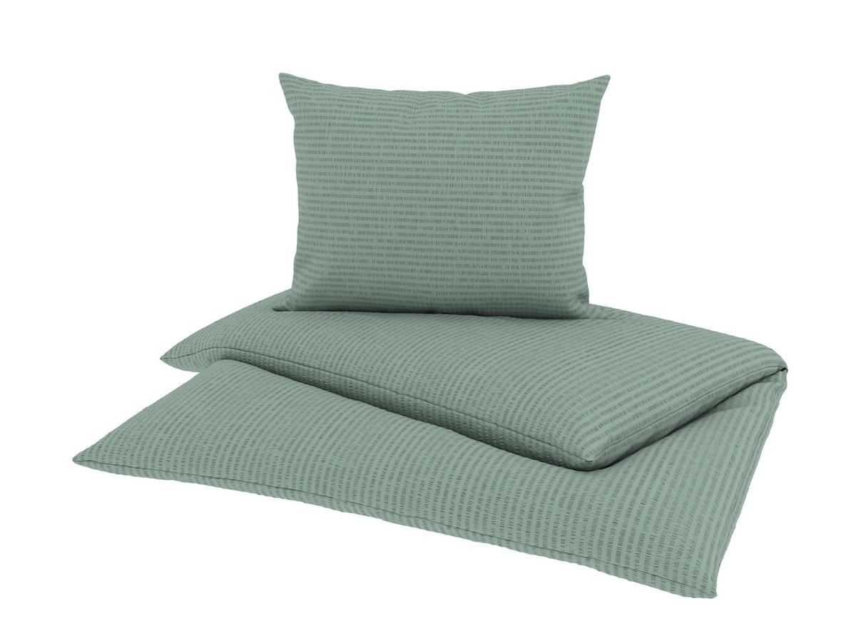 Bettwäsche Leila - Mintgrün, KONVENTIONELL, Textil - Ondega