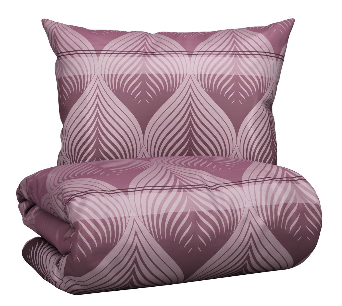 Povlečení Domps, 70/90 140/200cm - světle fialová, Moderní, textil (140/220cm) - Modern Living