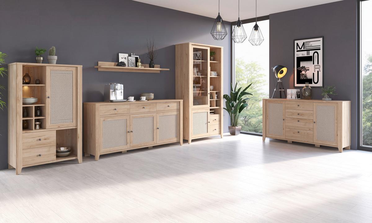 Komód Cestino - Modern, faalapú anyag (188/91/42cm)
