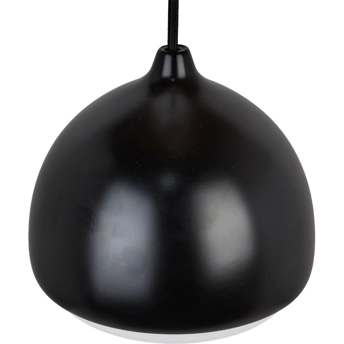 HÄNGELEUCHTE 8550119 ACORN I - Schwarz, Design, Holz (17,5/90-140cm)