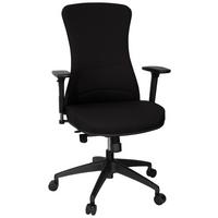 Drehstuhl Office Xt Pro Armstützen Schwarz Bis 120kg - Schwarz, MODERN, Kunststoff/Textil (69/115/52cm) - MID.YOU